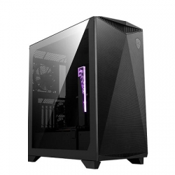 MSI MPG GUNGNIR 300P AIRFLOW, Mid-Tower, Tempered Glass, Drive Bays: 2x3.5"/2.5", 6x2.5", Expansion Slot: 7, Motherboard Support: ATX/M-ATX/ITX, Pre-Installed fan: 4x120mm, Black