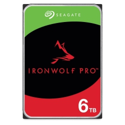 Segate ST6000NT001, IronWolf Pro, 6TB, 3.5", SATA 6Gb/s, 7200RPM, 256MB Cache, MTBF: 2,000,000 Hours, 5 Year Warranty