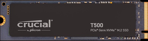 Crucial CT500T500SSD8, T500 G4 SSD, 500GB, M.2 NVMe, PCIe4.0, 300TBW, Read Speed: Up to 7200MB/s, Write Speed: Up to 5700MB/s, 5 Year Warranty