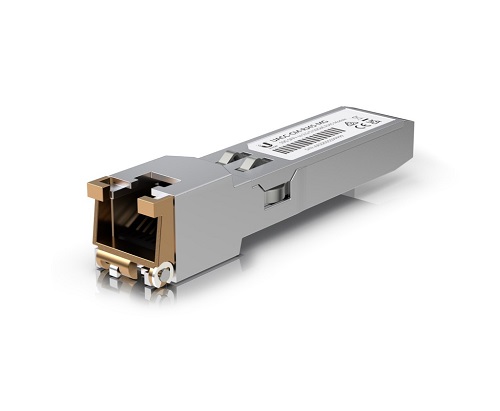 Ubiquiti UACC-CM-RJ45-MG, RJ-45 to SFP+ Module, 1 Year Warranty