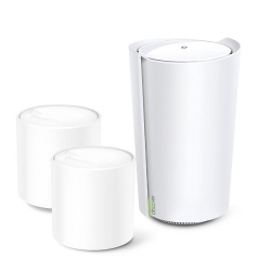 TP-Link DECO X73-DSL(3-PACK), AX5400 VDSL Whole Home Mesh Modem System, Wireless AX, 1xUSB3.0 Port, 1xDSL Port, 2xFXS Port, 4xAuto Sensing WAN/LAN GbE Ports, MU-MIMO, OFDMA