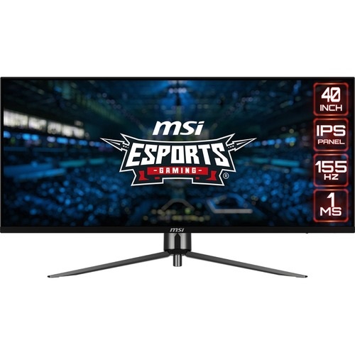 MSI MAG401QR, 40" IPS Screen, 3440x1440, 21:9, 1ms, 155Hz, Adaptive Sync, USB-C (65W PD), 2xHDMI, 1xDP, USB, VESA, Tilt, 3 Year Warranty