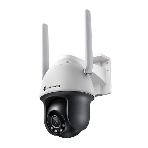 TP-Link VIGI C540-4G-4MM, VIGI Outdoor Full-Color 4G Pan Tilt Network Camera, 4MP, H.265+, 30m IR, Built-in Microphone, IP66, LTE-4G, 1 Camera System, 3 Year Warranty