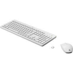 HP 3L1F0AA, 230 Wireless KeyBoard and Mouse Combo, USB, White
