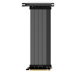 Zalman Riser Cable, PCI-Ex16 Male to Female, Length: 220mm, Black