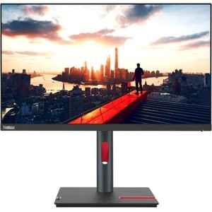 Lenovo 63B3GAR6AU, ThinkVision P24h-30, 23.8" IPS WLED QHD Screen, 2560x1440, 16:9, 4ms, USB-C (100W PD), 1xHDMI, 2xDP, USB, 1xRJ45, VESA, Adjustable Height, Tilt, Swivel, Pivot, 3 Year Warranty