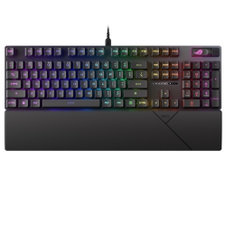 Asus ROG STRIX SCOPE II RX (BLUE SWITCH), Optical Mechanical Gaming Keyboard, Wired, Hot Keys, USB 2.0, IP57, Aura Sync, Black