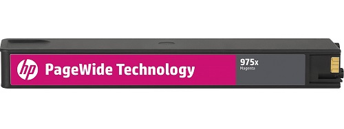 HP L0S03AA, 975x Magenta Original PackWide Ink Cartridge - for PageWide Pro 452dn, 452dw, 452dwt, 477dn, 477dw, 552dw, 552dwt, 577dw