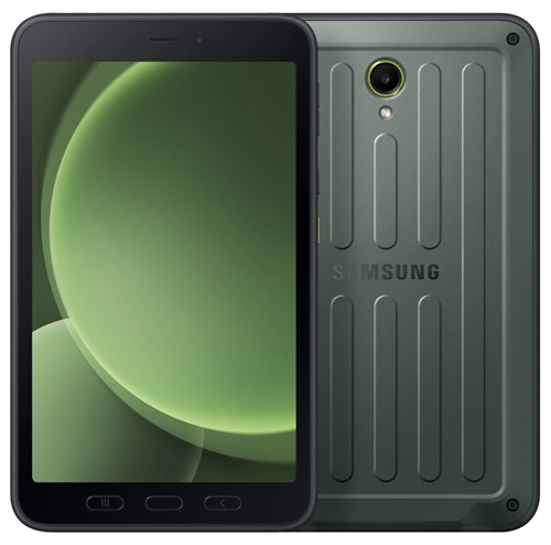 Samsung SM-X300NZGAS03, Galaxy Tab Active 5, 8" TFT, 6GB RAM, 128GB Storage, 5MP Front Camera, 13MP Rear Camera, S Pen, Wireless AX+Bluetooth, 5050mAh Battery, Green, 2 Year Warranty