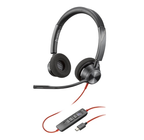 HP/Poly 76J18AA, Blackwire 3320 UC, Wired Stereo Headset, USB-C, 2 Year Warranty