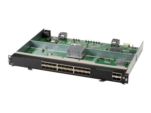 Aruba R0X43C, 6400 Ethernet Switch, 24xGbE SFP+ Ports, 4xGbE SFP56 Ports, 3 Layer, Rack Mount, Limited Lifetime Warranty