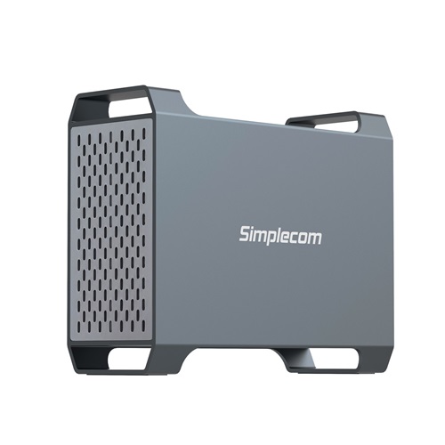 Simplecom SE482, SuperSpeed USB Dual Bay Hard Drive RAID Enclosure, 2x3.5" SATA 5Gb/s, USB-C, 1 Year Warranty