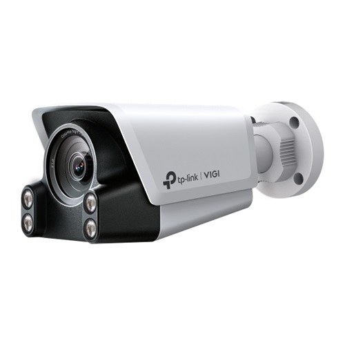 TP-Link VIGI C340S-4MM, VIGI 4MP Outdoor ColourPro Night Vision Bullet Network Camera, 2K, H.265+, Built-in microphone, IP67, 1 Camera System, 3 Year Warranty