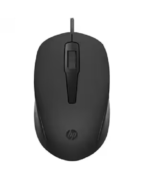HP 240J6AA, 150 Wired Mouse, USB-A, Black