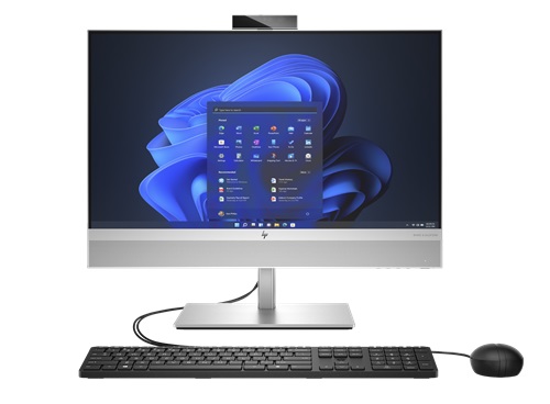 HP A41JGPT, EliteOne 840 G9 AIO, 23.8" FHD Screen (IR-Webcam), Intel i7-14700, 16GB DDR5 RAM, 512GB NVMe SSD, Keyboard+Mouse, Wireless AX+Bluetooth, Windows 11 Pro,  3 Year Onsite Warranty (Replaces 9F2C9PT)