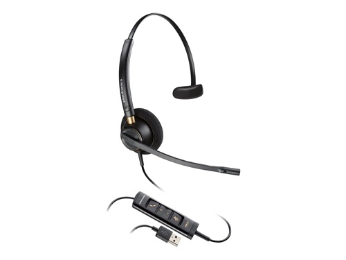 HP POLY ENCOREPRO EP515 MS MONO CORDED HEADSET, USB-A & C