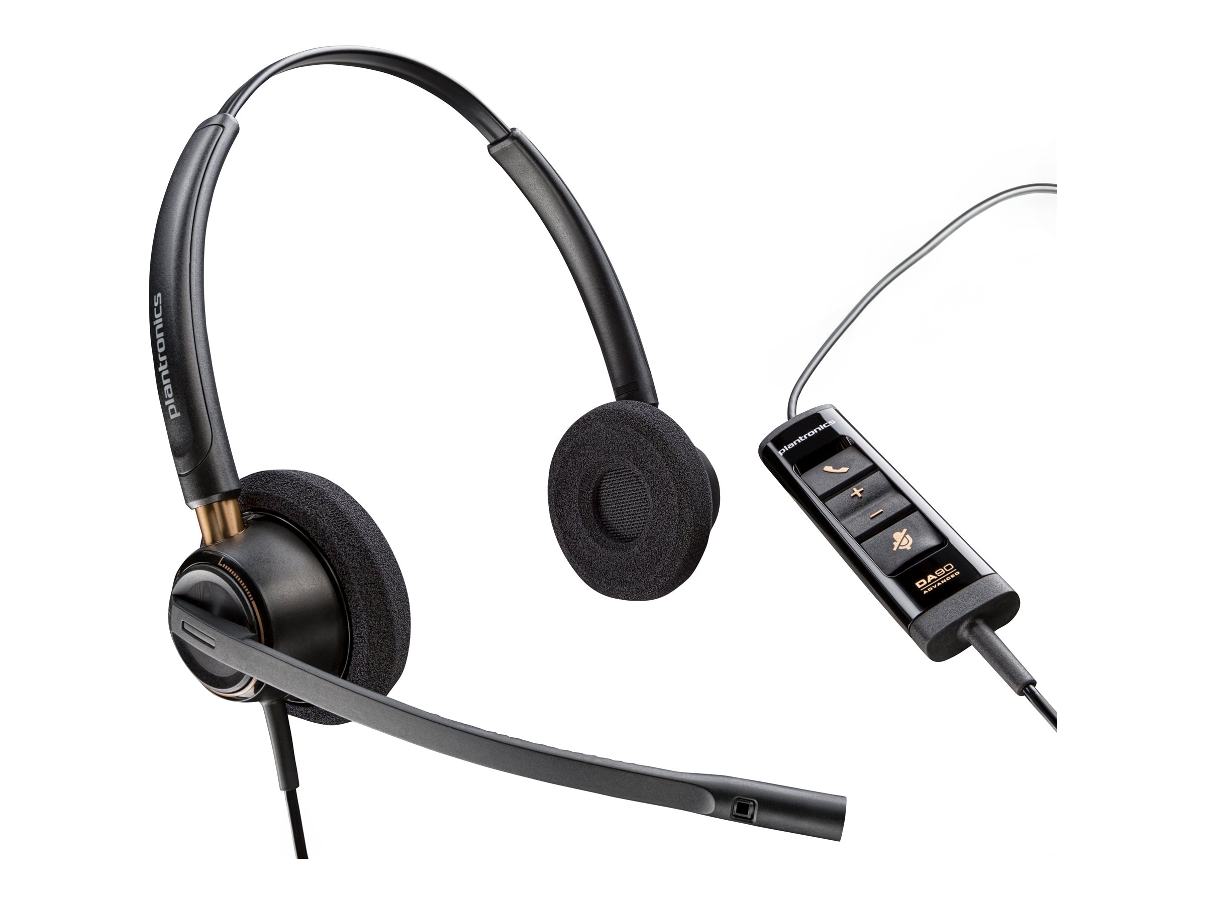 HP POLY ENCOREPRO EP525 UC STEREO CORDED HEADSET, USB-A & C