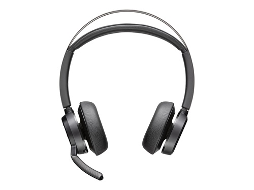 HP/Poly 77Y88AA, Voyager Focus 2 MS, Bluetooth Stereo Headset, BT700 Dongle, USB-C, Active Noise Cancelling (ANC), Black, 2 Year Warranty (Works with Mobile and PC)