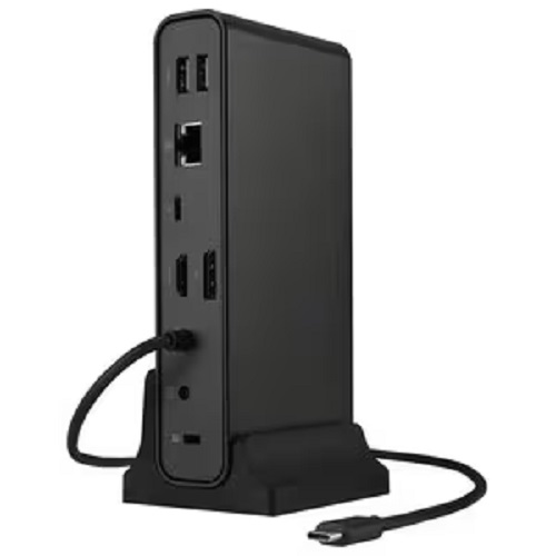 Asus 90XB08CN-BDS040, DC300, USB-C 8-in-1 Triple Display Docking Station, 150W, 1xHDMI, 1xUSB-C (90W PD), 2xUSB3.0 Port, 1xRJ45, 1xSD Slot, Wired, 1 Year Warranty