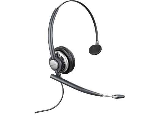 HP/Poly 8R708AA, EncorePro HW710, Wired Mono Headset, USB-A, Black, 2 Year Warranty (Works with Deskphone and PC)