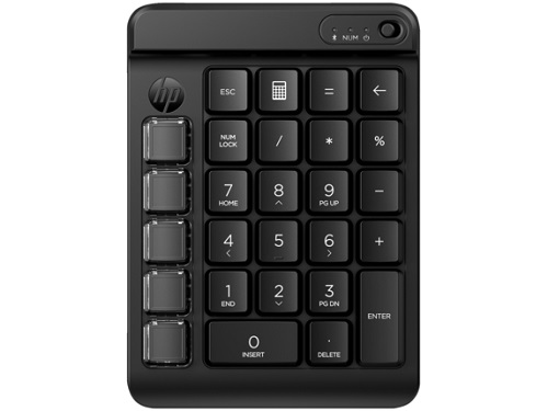 HP 7N7C3AA, 435 Programmable Wireless Keypad, Bluetooth, Black
