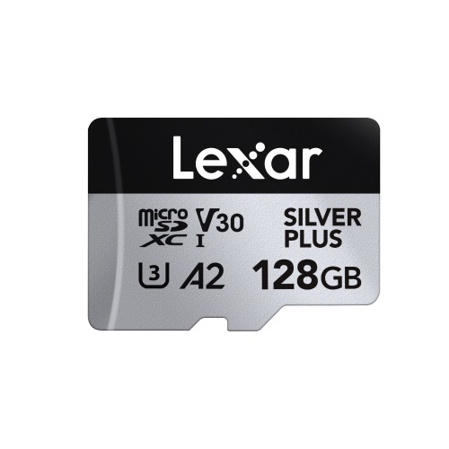 *Limits Apply, contact your AM* Lexar LMSSIPL128G-BNANG, Professional Silver Plus, MicroSDXC, 128GB, UHS-I, Read Speed: Up to 205MB/s, Write Speed: Up to 150MB/s, Limited Lifetime Warranty