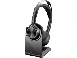 HP/Poly 9T9J6AA, Voyager Focus 2 MS BT Stereo ANC BT700 USB-C Dongle W/Charge Stand INC USB-A Adaptor
