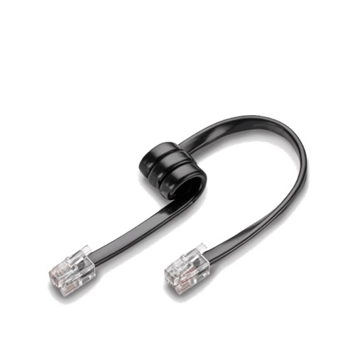 HP/Poly 85R25AA, 15 cm Proprietary/RJ-11 Phone Cable - 1 - Cable for Phone, Amplifier - First End: 4 pin RJ-11 Network - Male