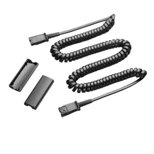 HP/Poly 85R69AA, Quick Disconnect Audio Cable - 1 - Cable for Audio Device - First End: 1 x Quick Disconnect - Second End: 1 x Quick Disconnect - Extension Cable