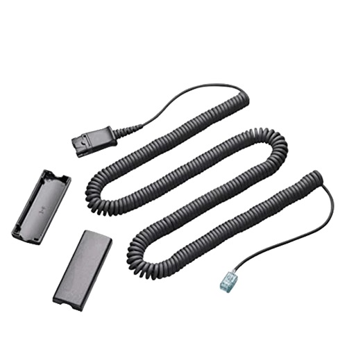 HP/Poly 85R85AA, Modular/Quick Disconnect Audio Cable - Cable for Headset, Audio Device, Phone - First End: 1 x Modular - Second End: 1 x Quick Disconnect