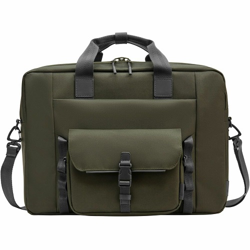 HP 9J497AA, 15.6" Modular Laptop Sleeve Bag (Messanger), Grey Green