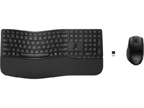 HP 8T6L7UT, 685 Comfort Dual-Mode Wireless Keyboard and Mouse Combo, Bluetooth, USB-A