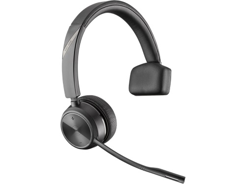 HP/Poly 8D3G9AA, Savi 7210 Office - Savi 7200 Series - headset - on-ear - DECT - wireless - active noise cancelling - black