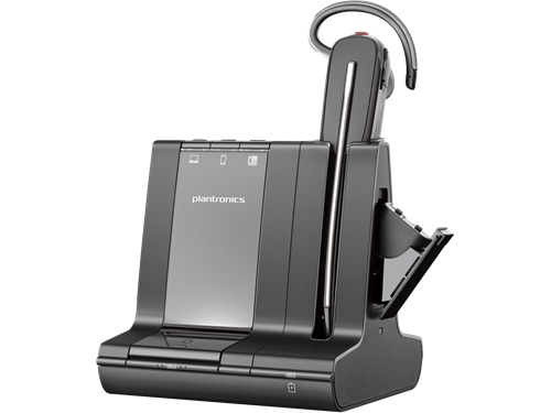 HP/Poly 8D3H7AA, Savi 8245-M - Savi 8200 series - headset - in-ear - convertible - DECT / Bluetooth - wireless - active noise cancelling - black - Certified for Microsoft Teams