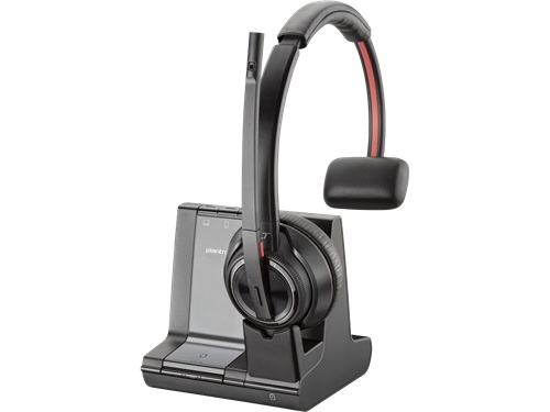 HP/Poly 8D3J8AA, Savi 8210-M Office - Savi 8200 series - headset - on-ear - DECT / Bluetooth - wireless - black