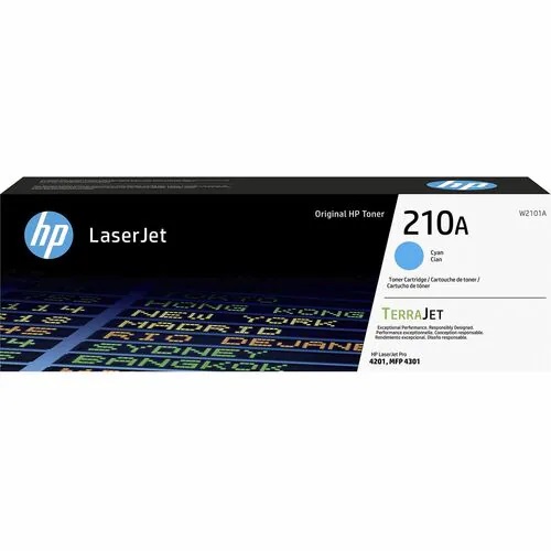 HP W2101A, 210A, Cyan Original LaserJet Toner Cartridge, Up to 1800 Yield