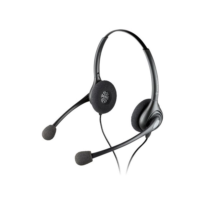 HP/Poly 8K7G5AA, SSP 2715-01 Wired On-ear Stereo Headset - Black - TAA Compliant - Binaural