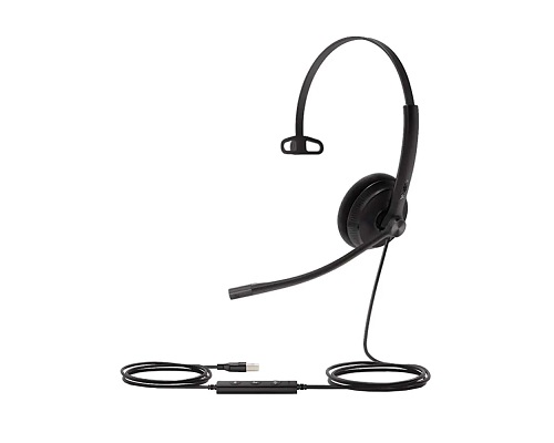 Yealink UH34L-Mono-UC, Wideband Noise Cancelling Headset, USB, Foam Cushion, 1 Year Wrranty