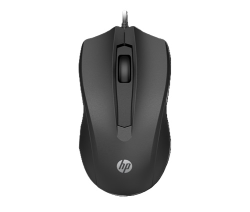 HP 822M9UT, 105 Wired Mouse, Black, 1 Year Warranty (Replaces 822M9AA)