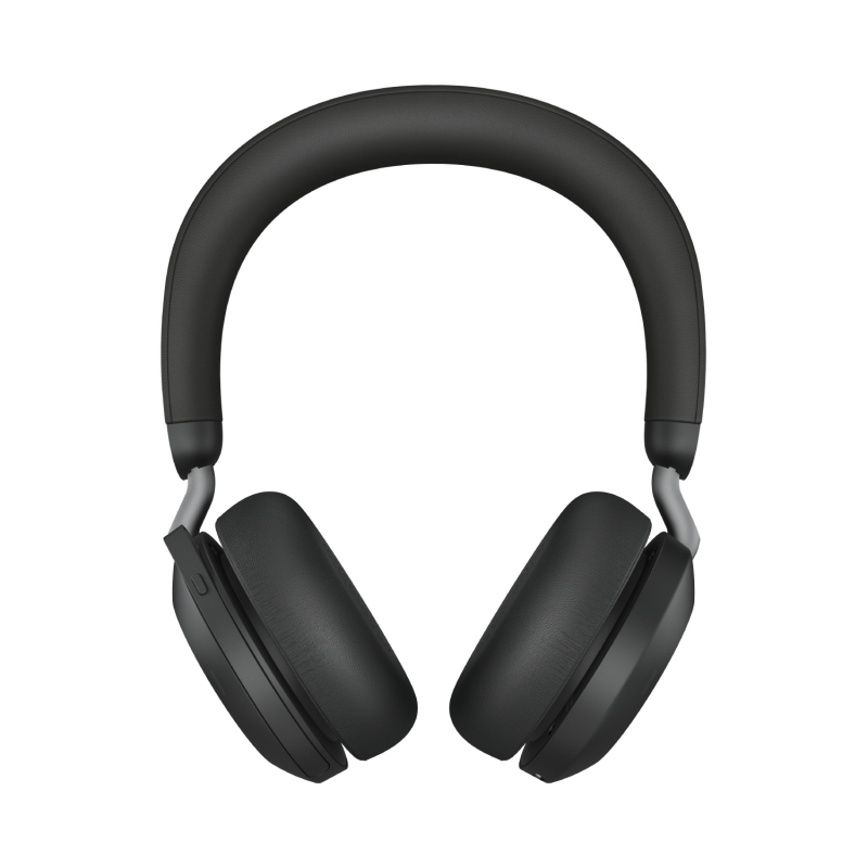 Jabra 27599-999-889, Evolve2 75 Wireless On-Ear Headset - USB-C - Microsoft Teams Optimised - With Charging Stand