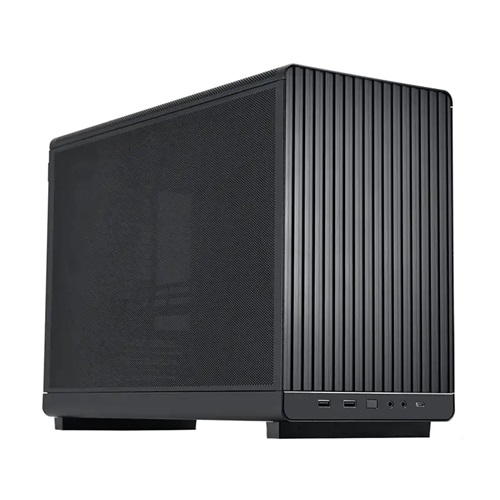 LIAN LI PC-A3X, DAN-A3 MicroATX Chassis with steel mesh side panel (option side glass panel), Black