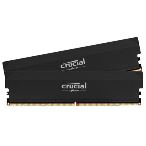 *Limits Apply, contact your AM* Crucial CP2K16G60C36U5B, Pro 32GB (2x16GB) DDR5 UDIMM 6000MHz CL36 Black Heat Spreaders Overclocking Support Intel XMP AMD Ryzen Desktop PC Gaming Memory