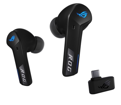 ASUS ROG CETRA TRUE WIRELESS SPEEDNOVA, Dual-Mode, Bone-Conduction AI Microphones, Up to 46-hour battery life, Hybrid Multipoint
