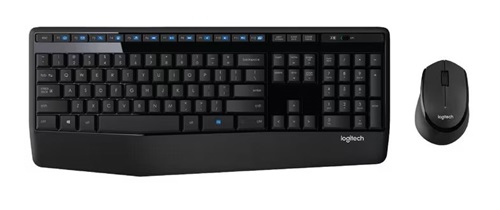 Logitech 920-012926, MK345 Wireless Keyboard & Mouse Combo, Full Size 12 Media Key Long Battery Life Comfortable, 1 Year Warranty