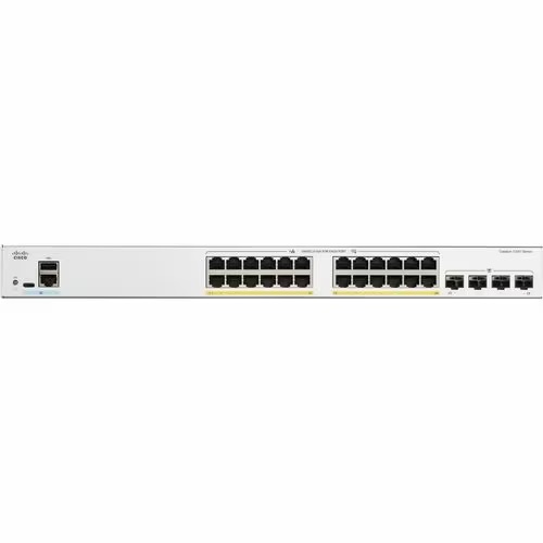 Cisco C1200-24P-4G, Catalyst 1200-24P-4G Smart Switch, 24 Port GE