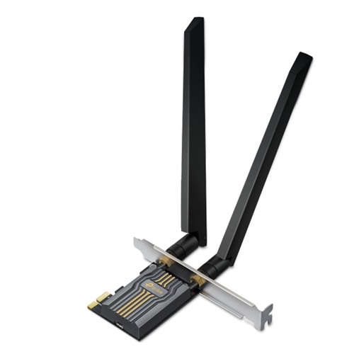 TP-Link Archer TBE400E BE6500 Wi-Fi 7 Bluetooth 5.4 PCIe Adapter, 6GHz@2882 Mbps, 5GHz@2882 Mbps, 2.4GHz@688 Mbps (wifi7) (NIC)