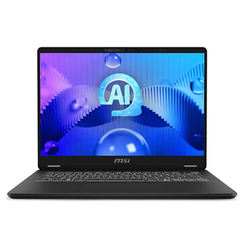 MSI PRESTIGE 14 AI EVO C1MG-034AU, 14" FHD+ Screen (IR-Webcam), Intel Ultra 5-125H, 16GB DDR5 RAM, 512GB NVMe SSD, WiFi 7 BE+Bluetooth, Windows 11 Pro, Stellar Gray, 1 Year Warranty