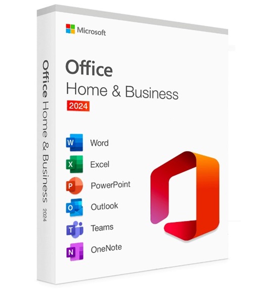 Microsoft EP2-06629, Office Home & Business 2024 English APAC Medialess Retail New. Word, Excel, Power Point, Outlook for PC and Mac