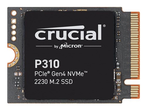 Crucial CT1000P310SSD2, P310 1TB M.2 2230 NVMe SSD 7100/6000 MB/s 1M IOPS 220TBW 2M MTTF for MS Surface Pro Valve Steam Deck Asus Rog Ally Lenovo Legion Go MSI Claw, 5 Year Warranty