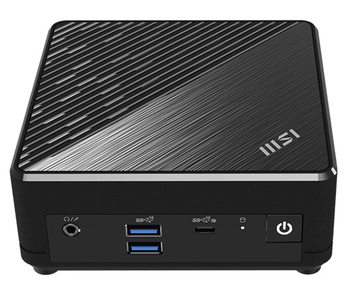 MSI Cubi N ADL-006BAU, Barebone Mini PC, Pentium N200, 1xM.2, 1x2.5", 1x DDR4 RAM Slot, Intel HD Graphics, 1xHDMI, 1xDP, 2xUSB-A, 1x USB-C (DP Alt Mode), Wireless 802.11 AC+Bluetooth, 2x RJ45, 3.5mm, VESA, 3 Year Warranty